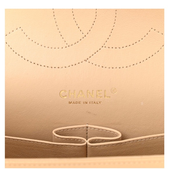 ✔️AUTHENTIC CHANEL✔️Caviar Quilted Jumbo Double Flap Beige PRISTINE CONDITION💯 - Picture 6 of 16